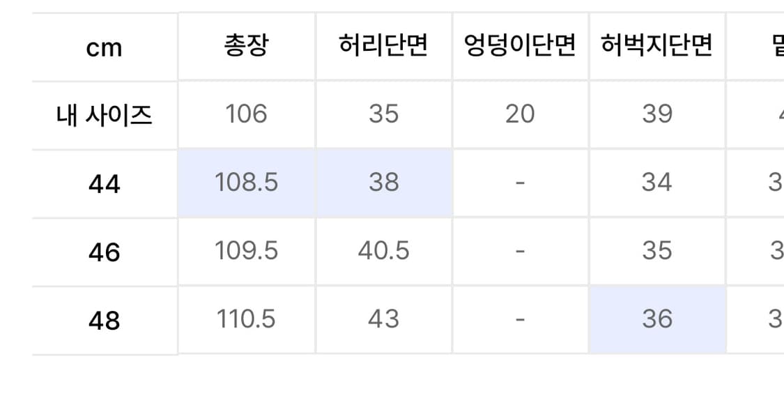 [46]엘무드맥스와이드데님 다크블루 상품이미지4