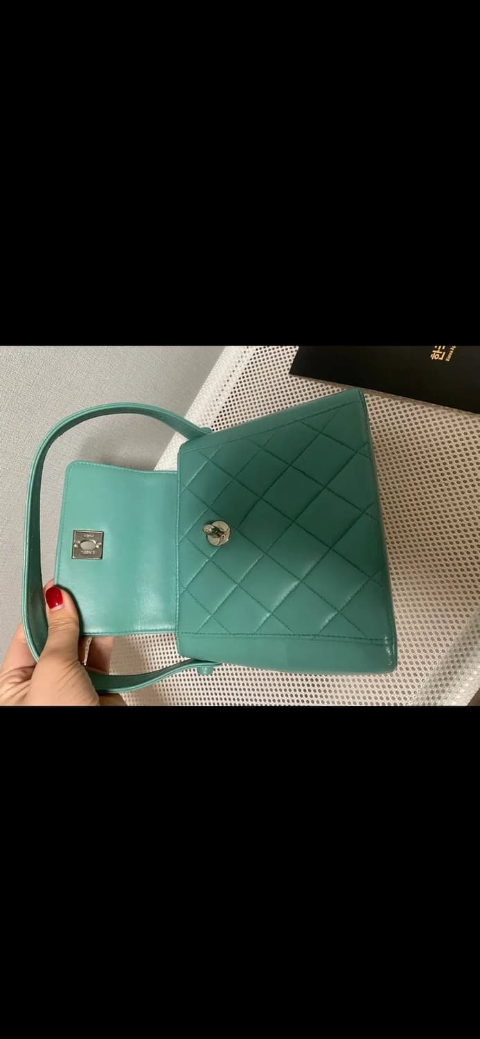 정품 샤넬 5번대 민트 토트백 가방 상품이미지9