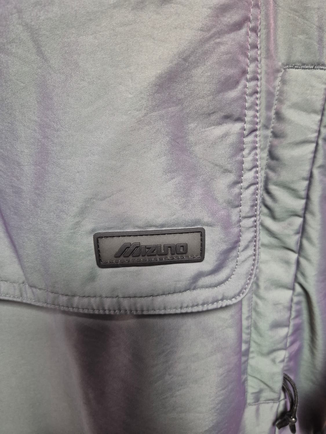 미즈노 그레이 오로라컬러 아노락 써모어 패딩 XL사이즈(상태A급) 상품이미지3