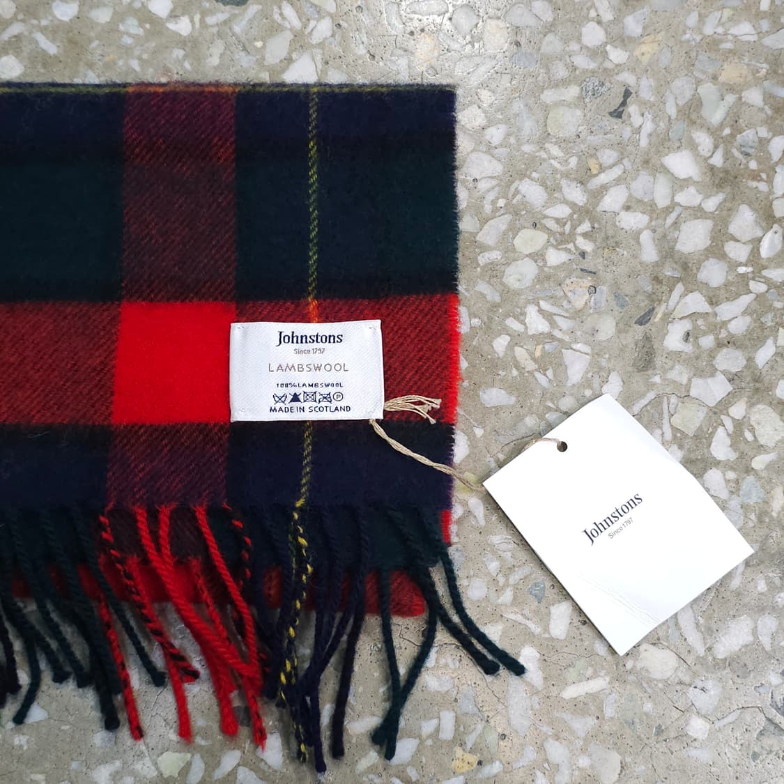 미사용품 Johnstons 머플러 상품이미지3