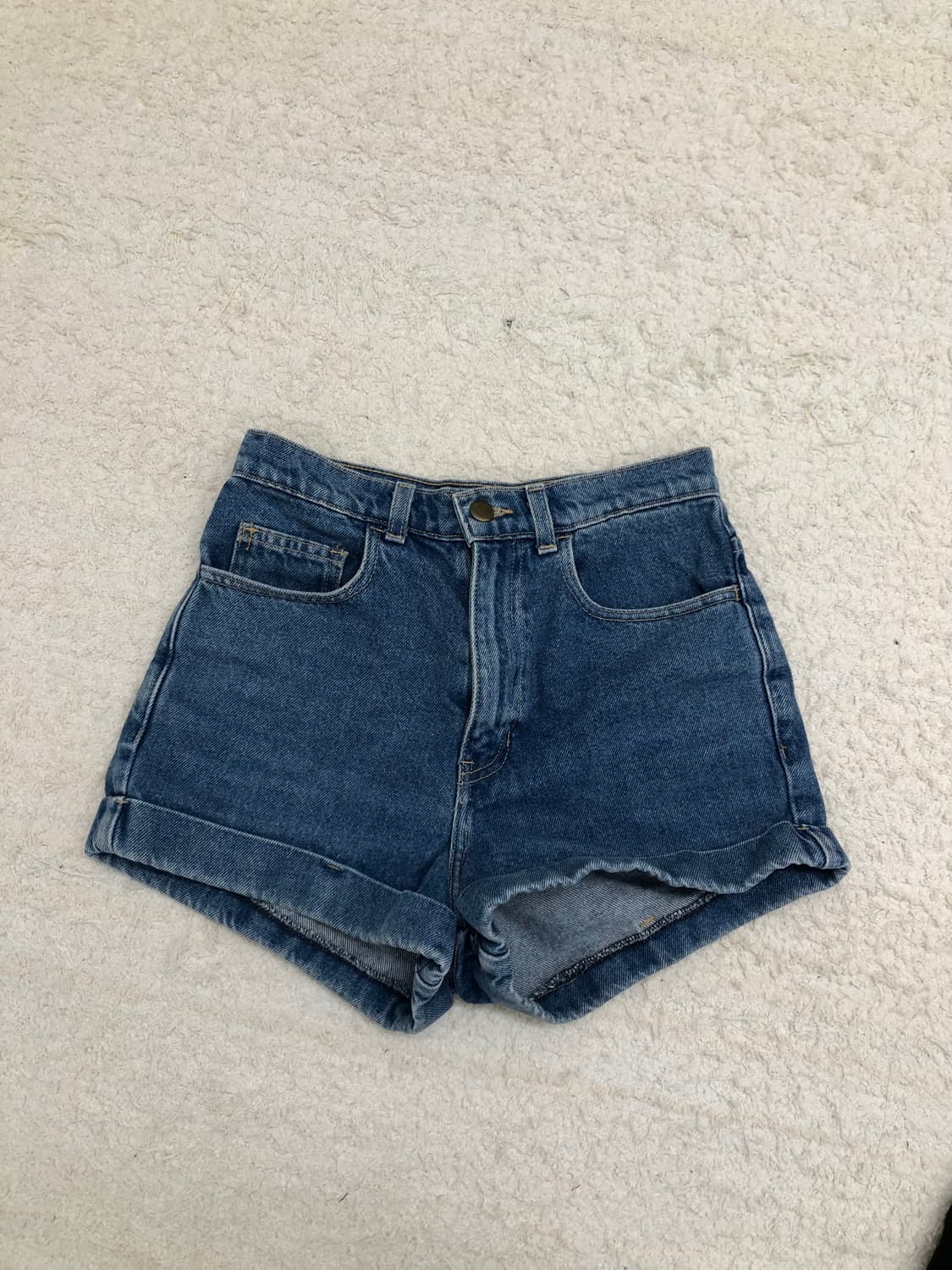 아메리칸어페럴 숏팬츠 진청 상품이미지1