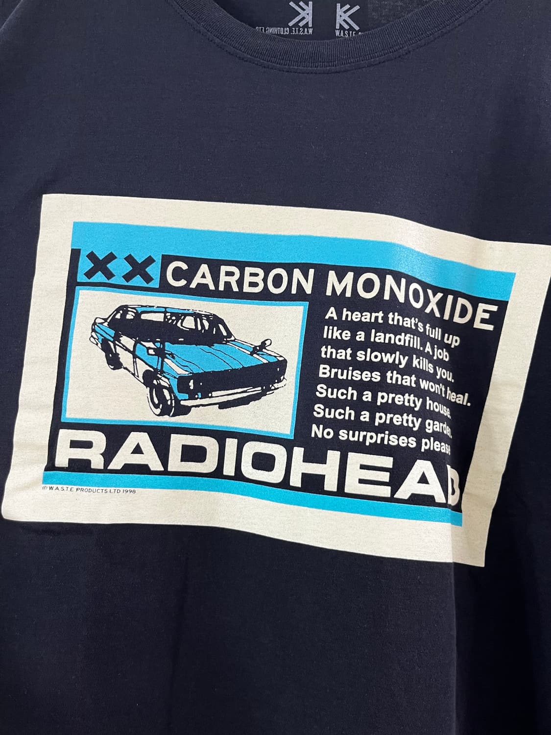 Radiohead carbon patch tee 상품이미지3