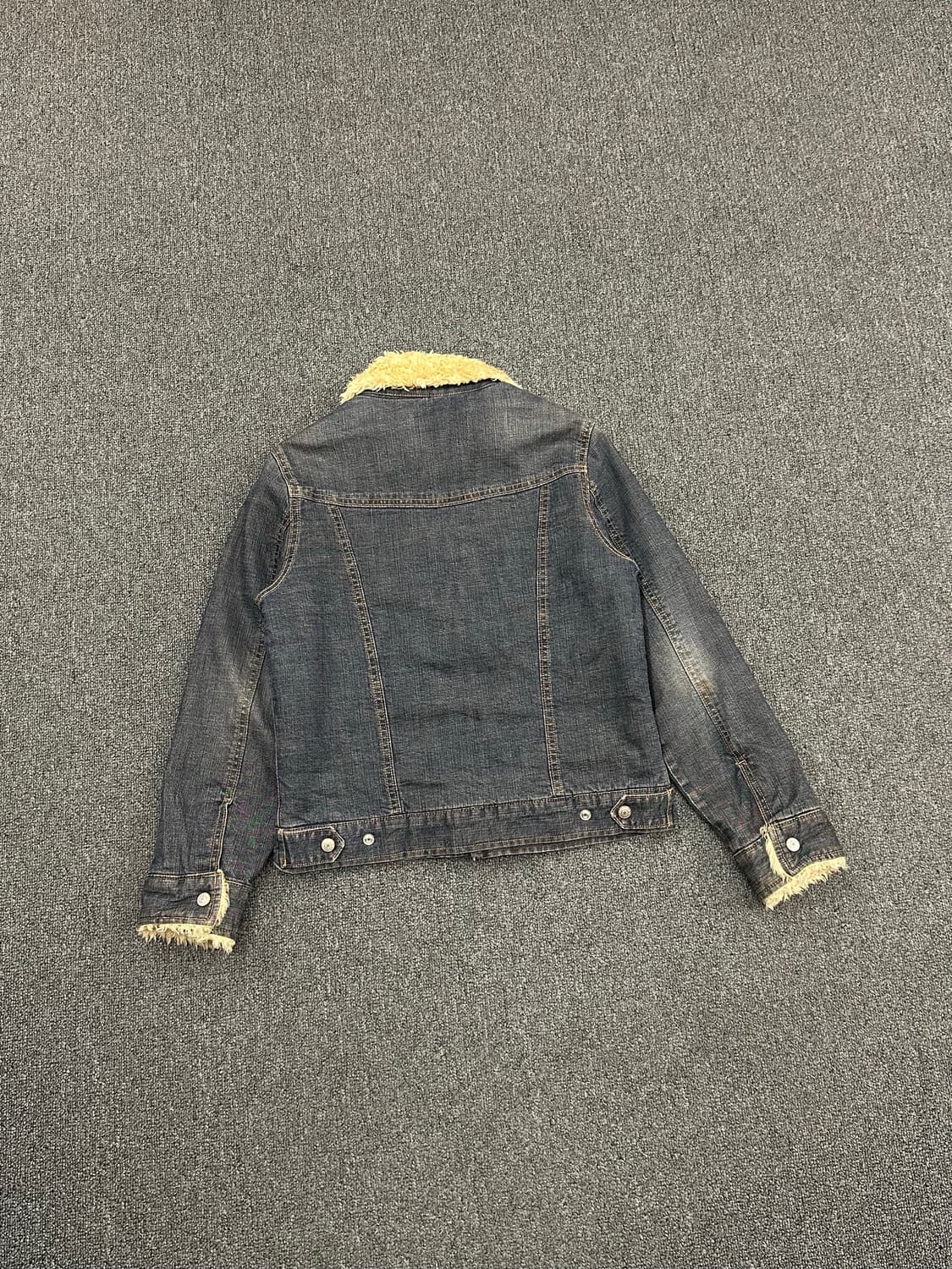 2XL)GAP 여성 셰르파 데님 자켓 상품이미지6