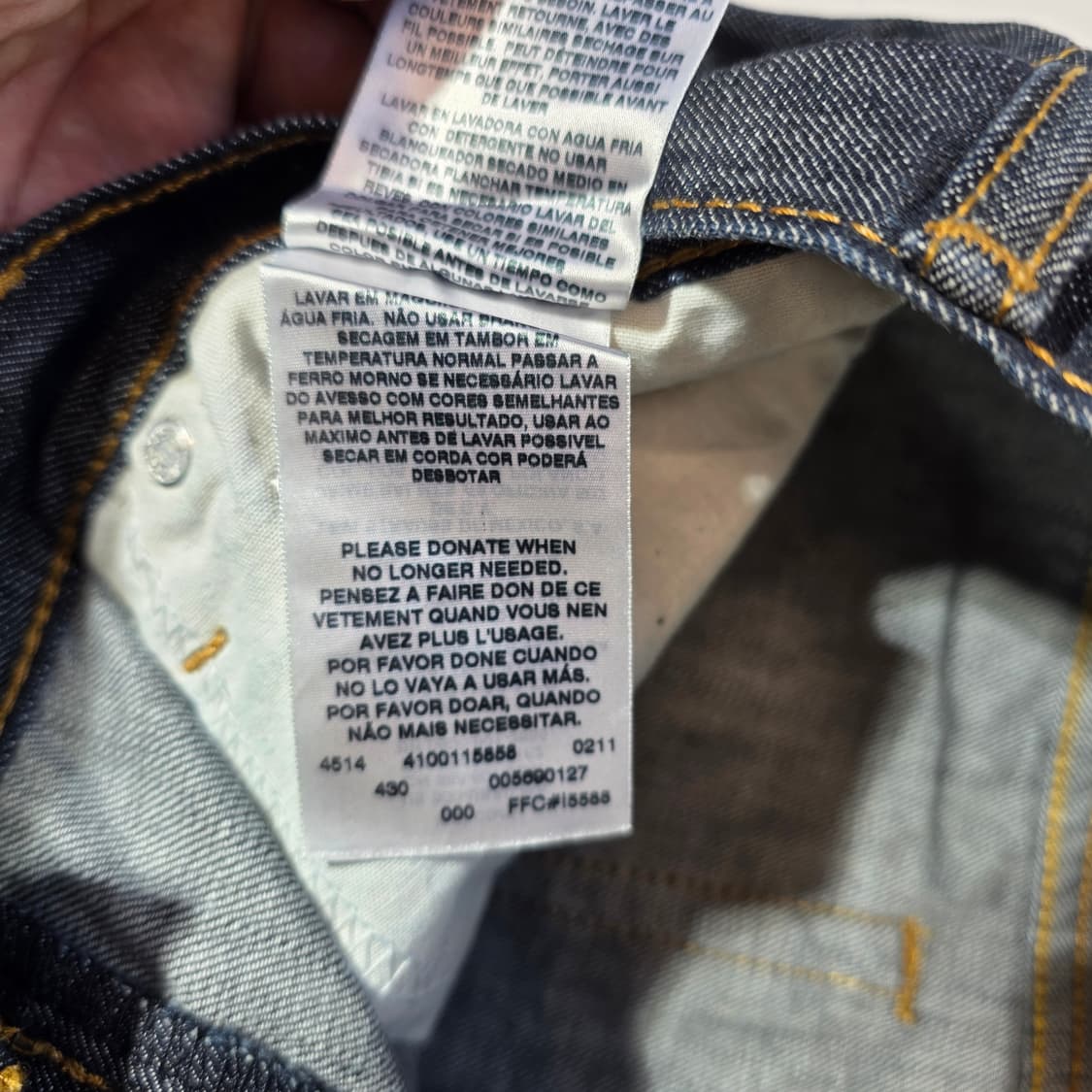 [W30L30]00s 리바이스 569 루즈스트레이트핏 데님팬츠 상품이미지5