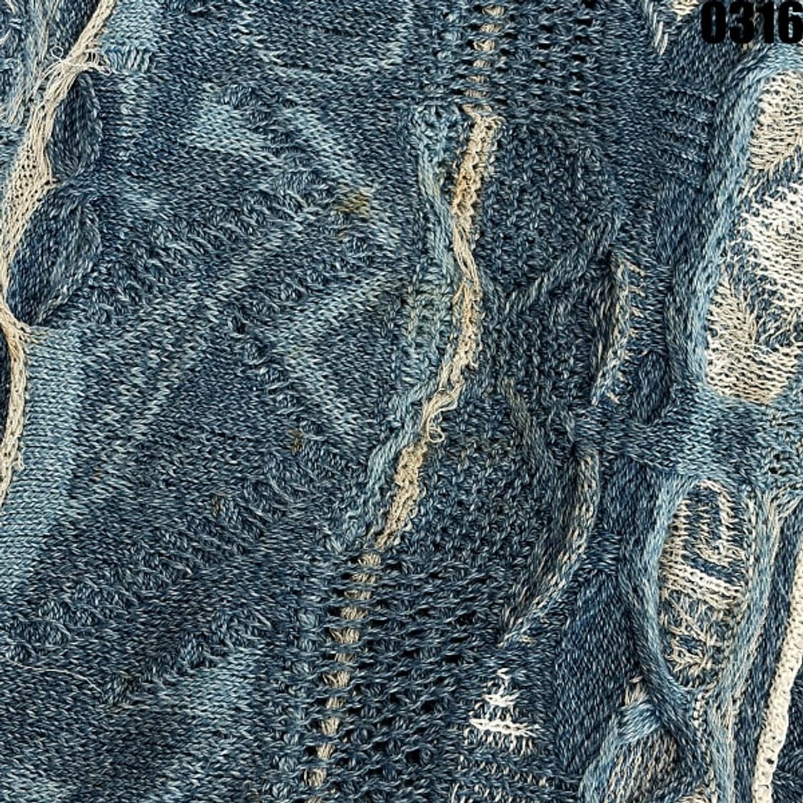 쿠지 케이블 니트 스웨터 L 0316 상품이미지6