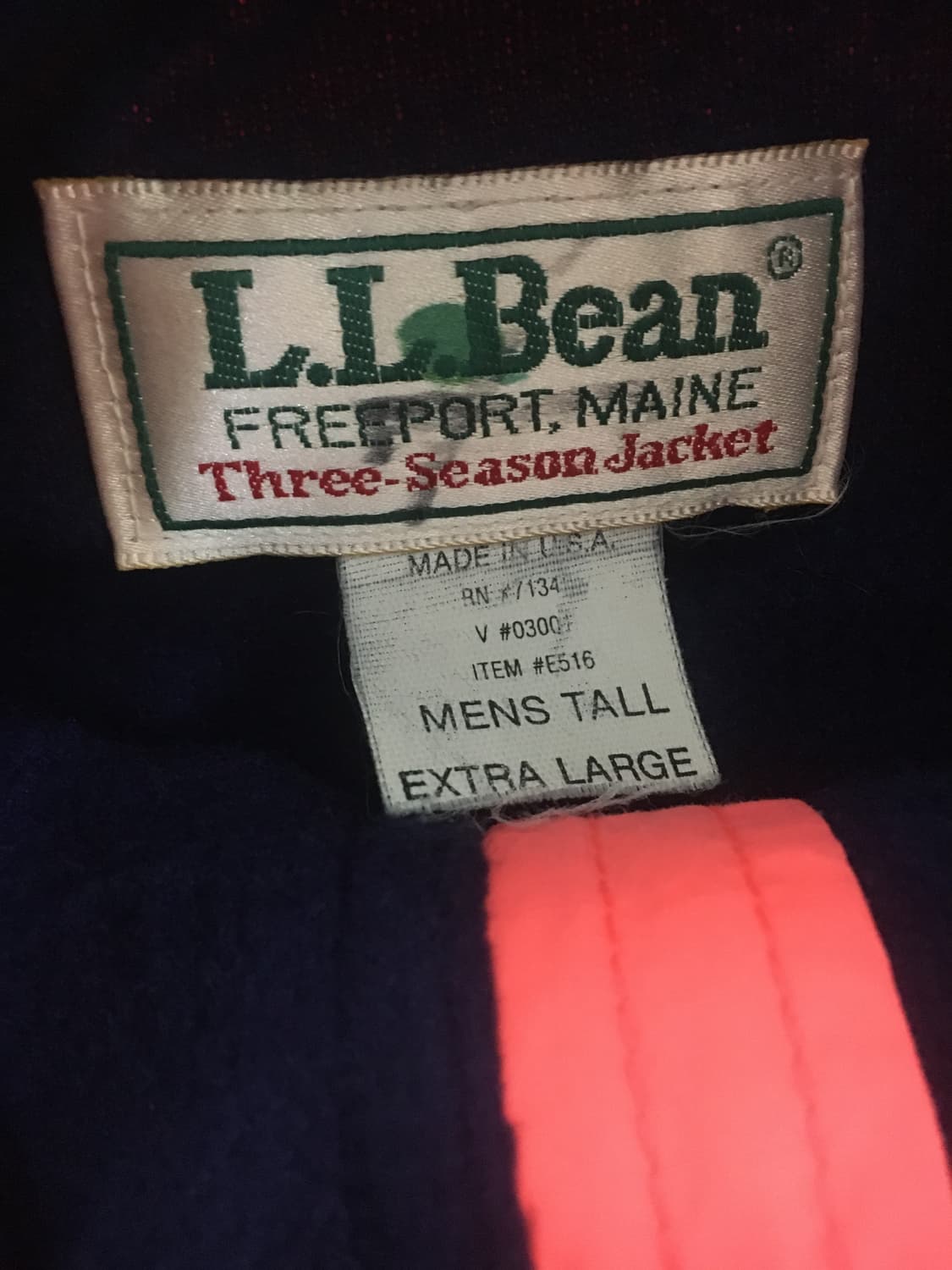 90s 엘엘빈 웜업 자켓 L 상품이미지2