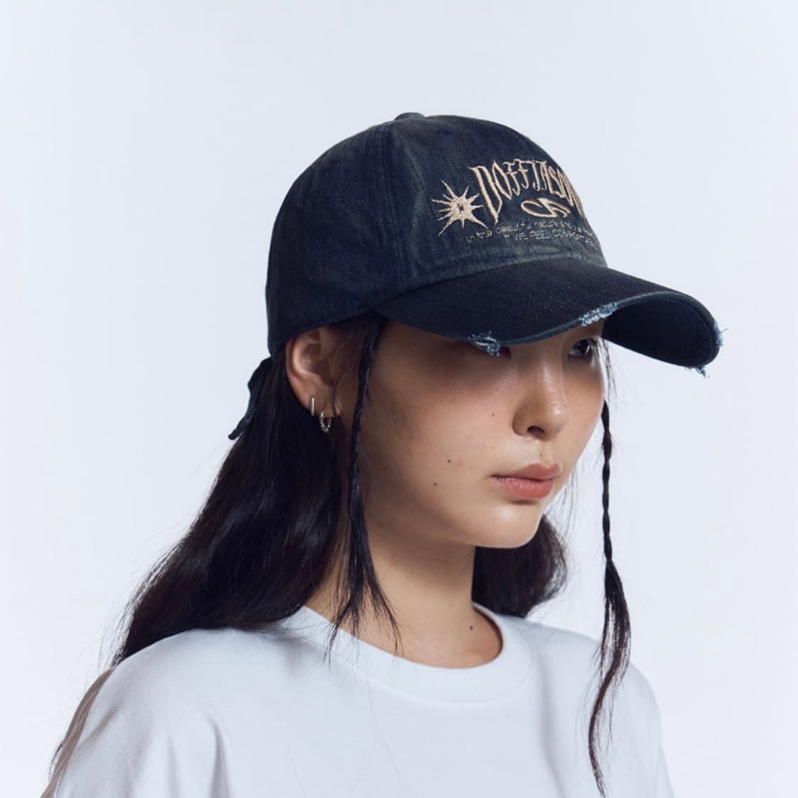 도프제이슨 빈티지 워시드 데님 볼캡 INDIGO 상품이미지6