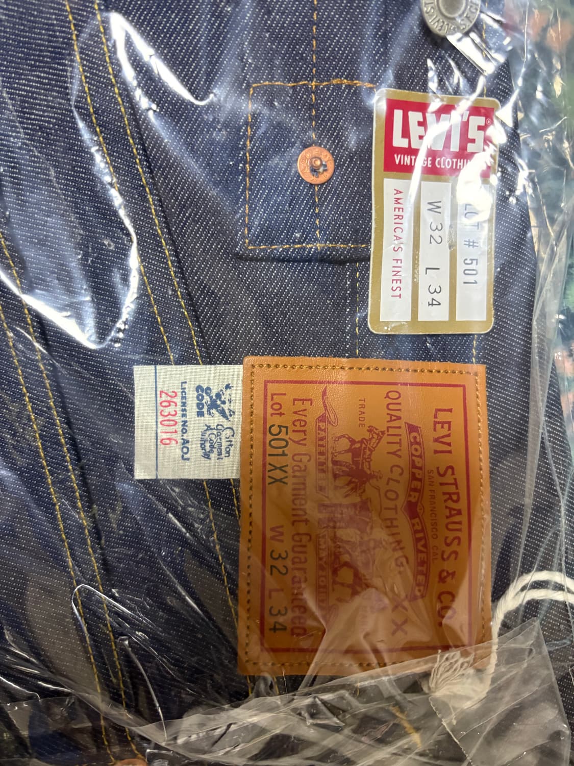 리바이스 LVC 33501 32x34 상품이미지2