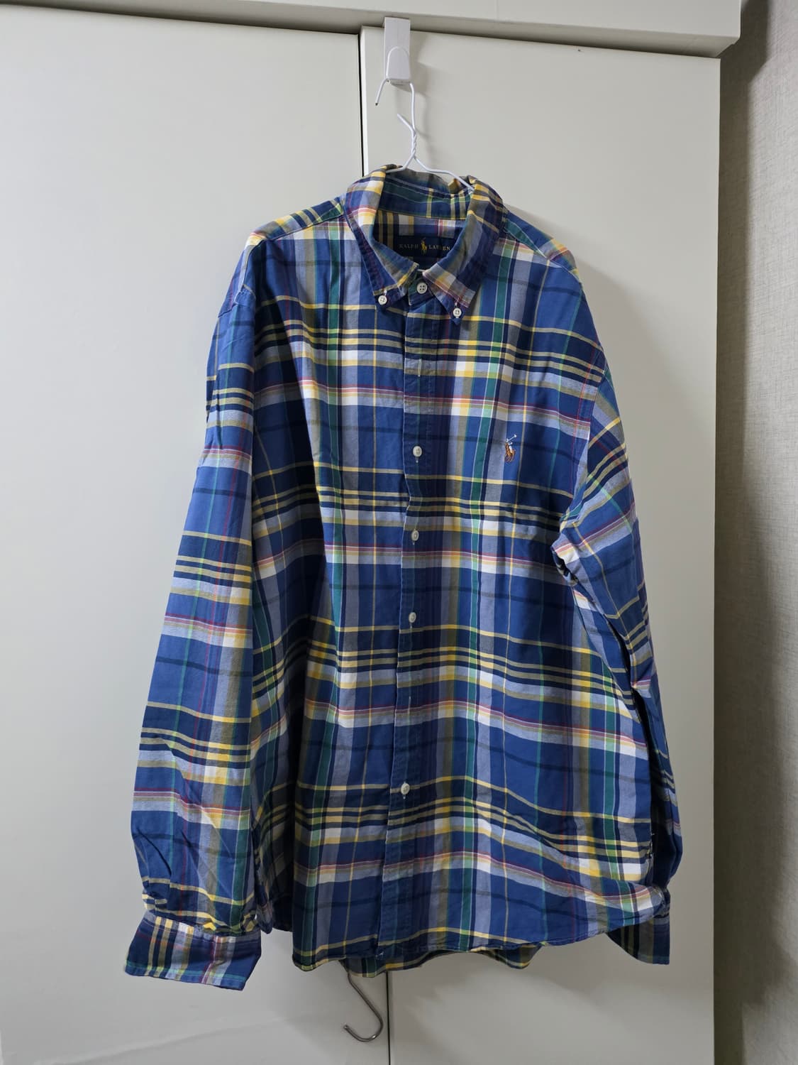 폴로 체크 셔츠 L 상품이미지1