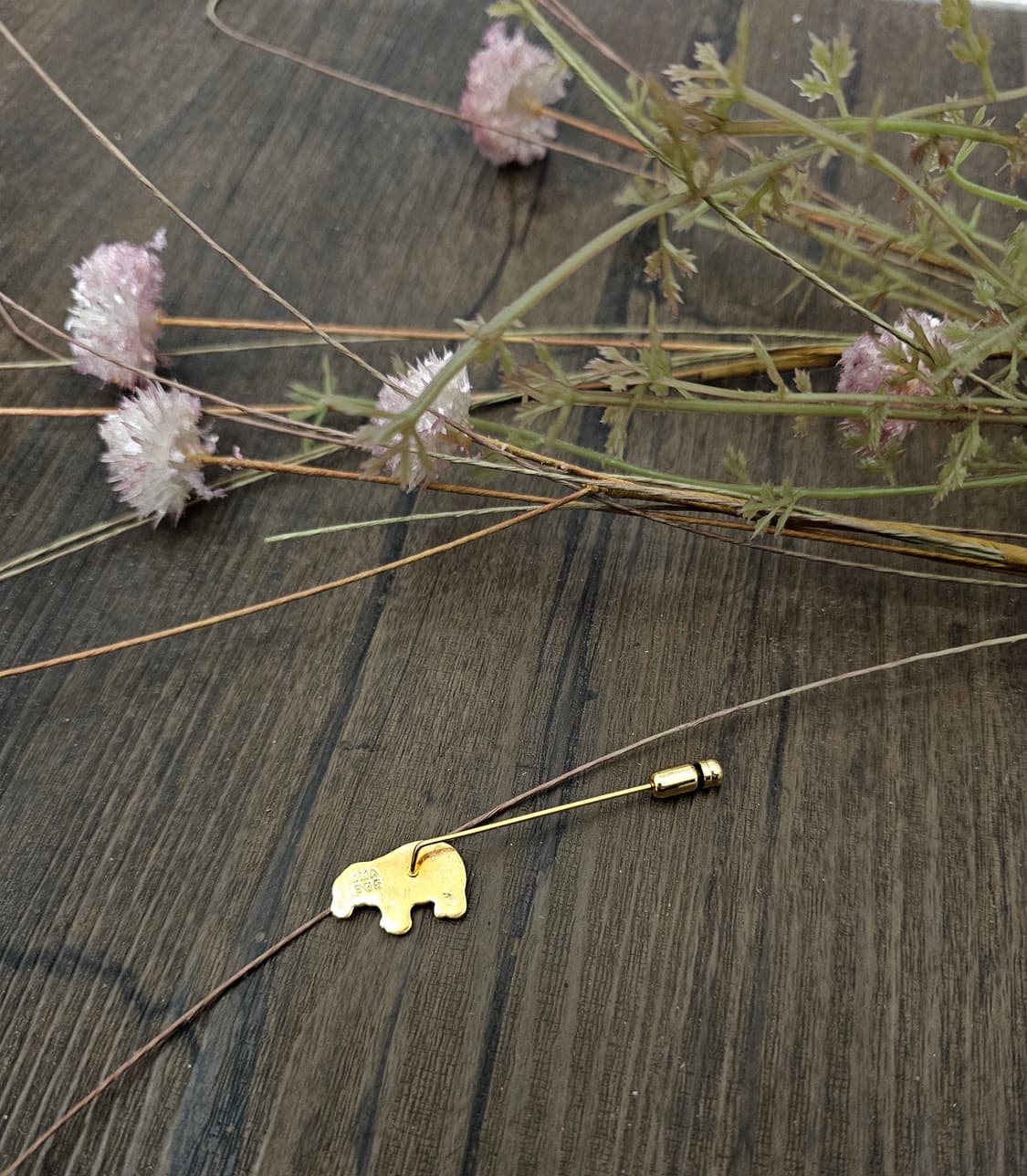 터키쉬블루 에스닉 베어 부토니에핀 상품이미지3