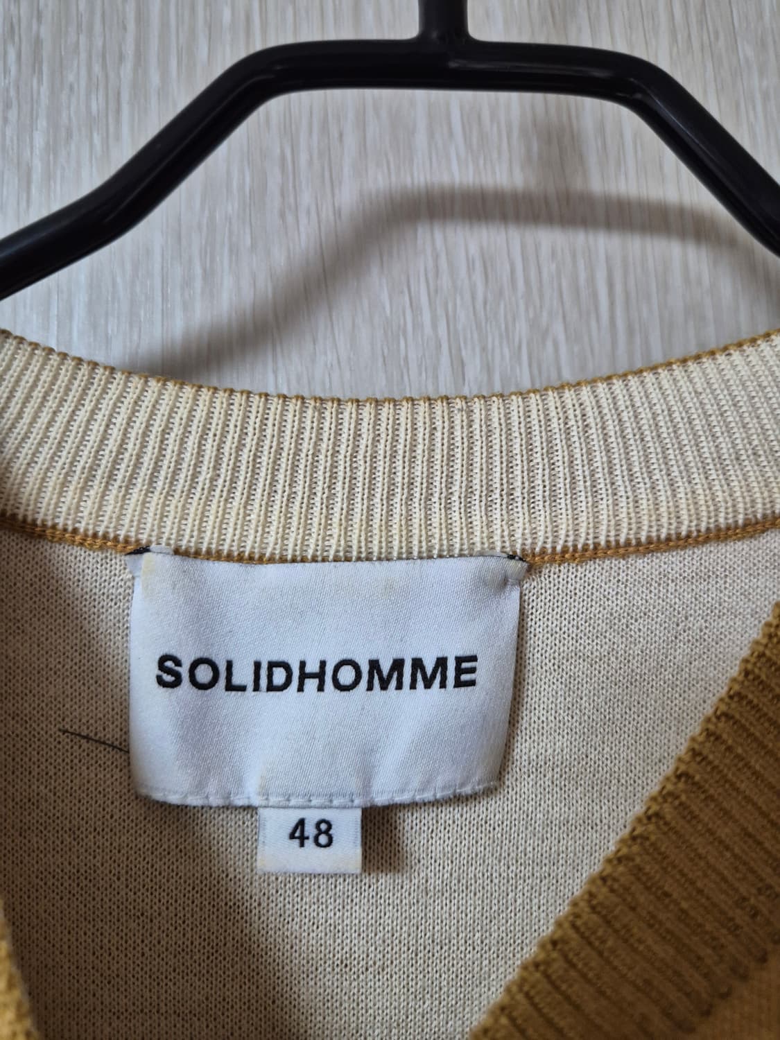 (정품) 솔리드옴므 니트 스웨터 48 ( 19 fw) 100 상품이미지4