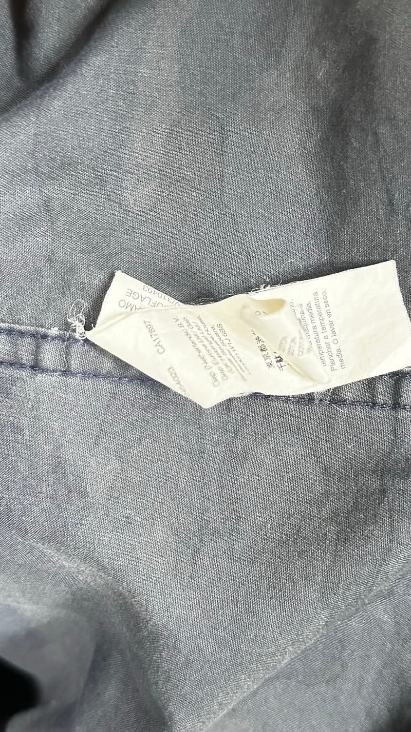 GAP 블루 카모 셔츠 M 상품이미지3