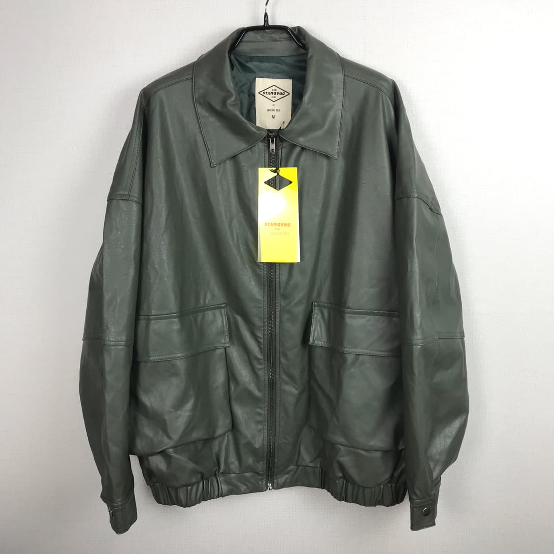 제너럴 아이디어 오버핏 가죽자켓 점퍼 남성M 상품이미지2