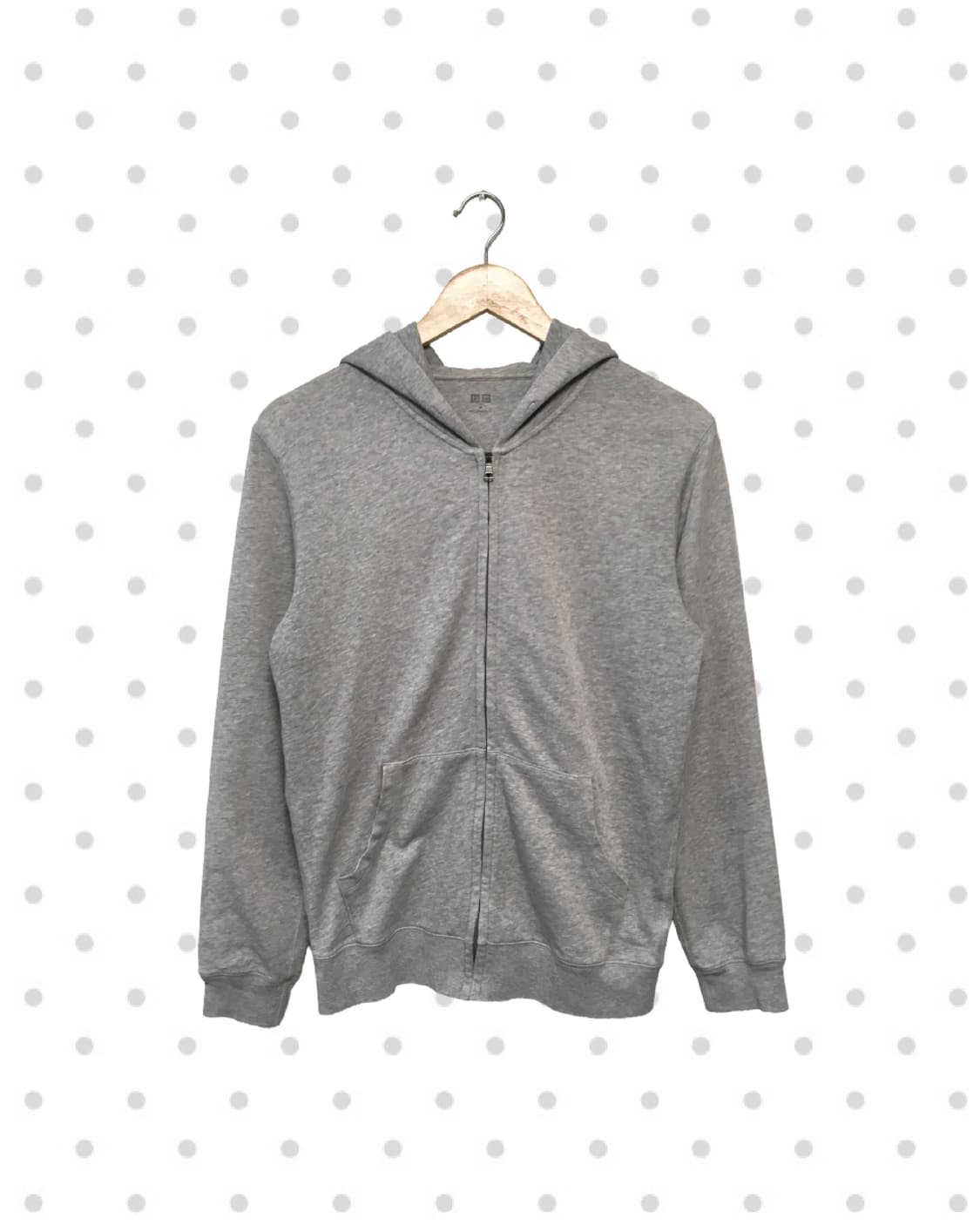 vintage zip up hoodie grey 상품이미지1