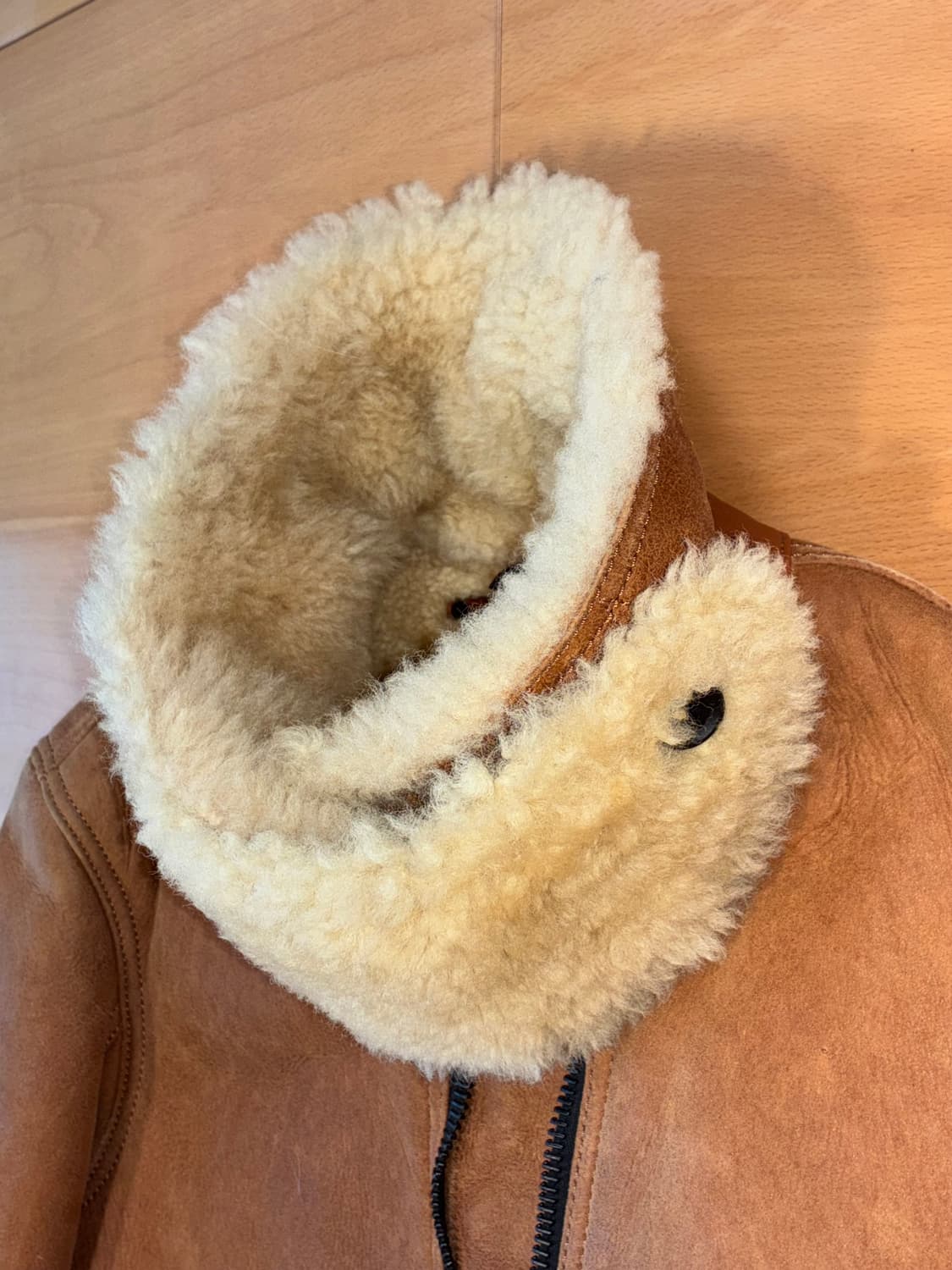 Coach Shearling Moto Jacket M 상품이미지6