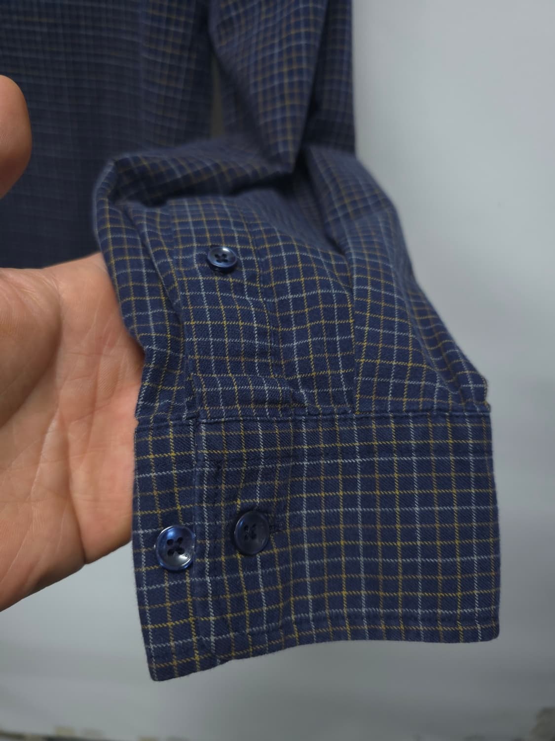 헤지스(HAZZYS) 네이비 멀티 체크셔츠 ( 95~100 ) 상품이미지9