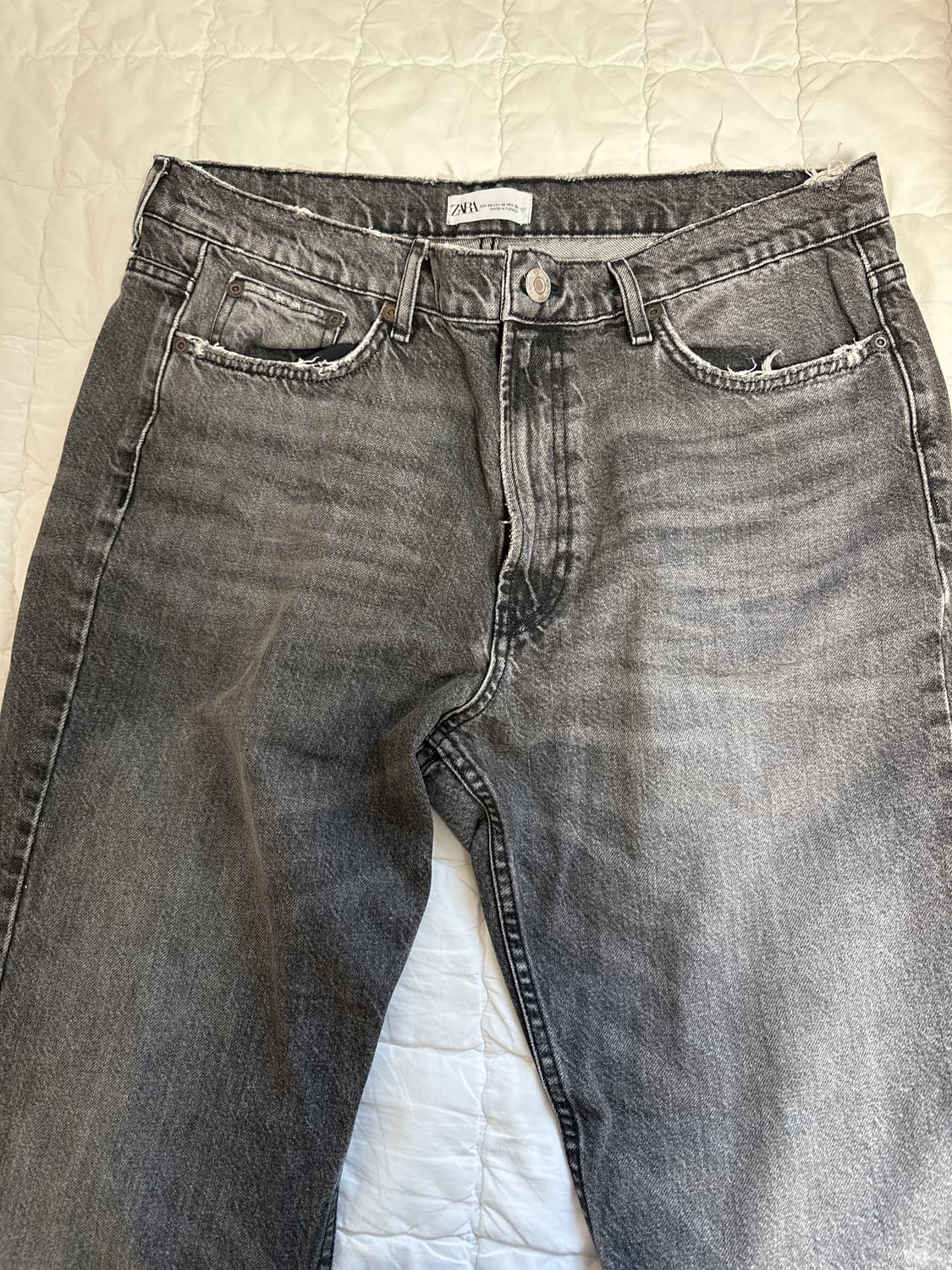 Zara 와이드 데님팬츠 상품이미지1