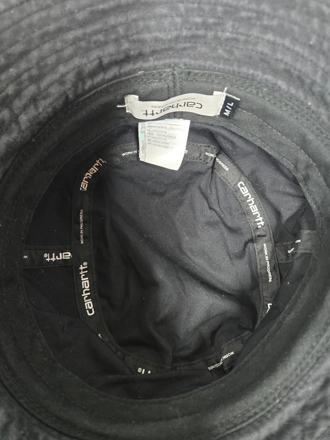 칼하트 버킷햇 M/L 블랙 상품이미지5