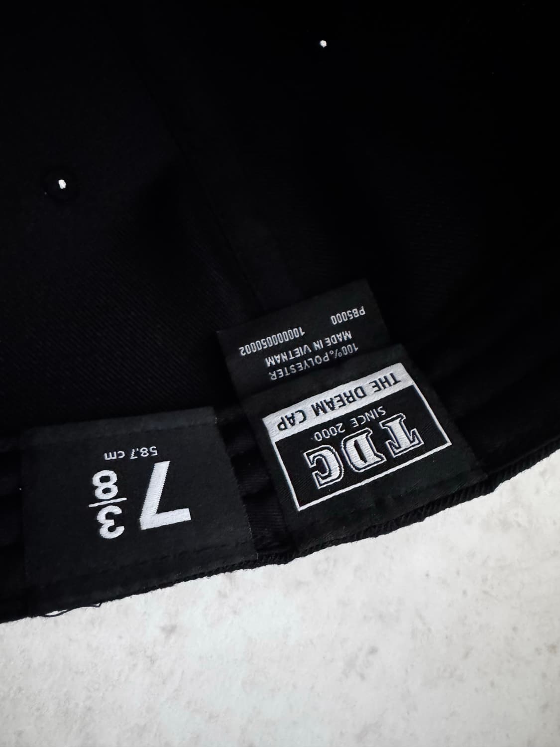 YVL 7 3/8 검흰 상품이미지3