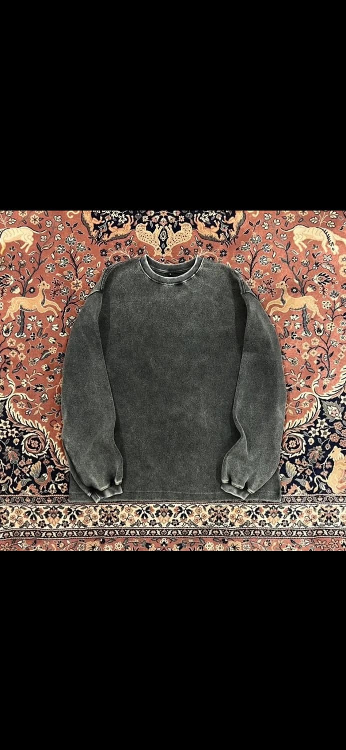 블랙아웃 와플 블리치 롱슬리브 L사이즈 상품이미지1