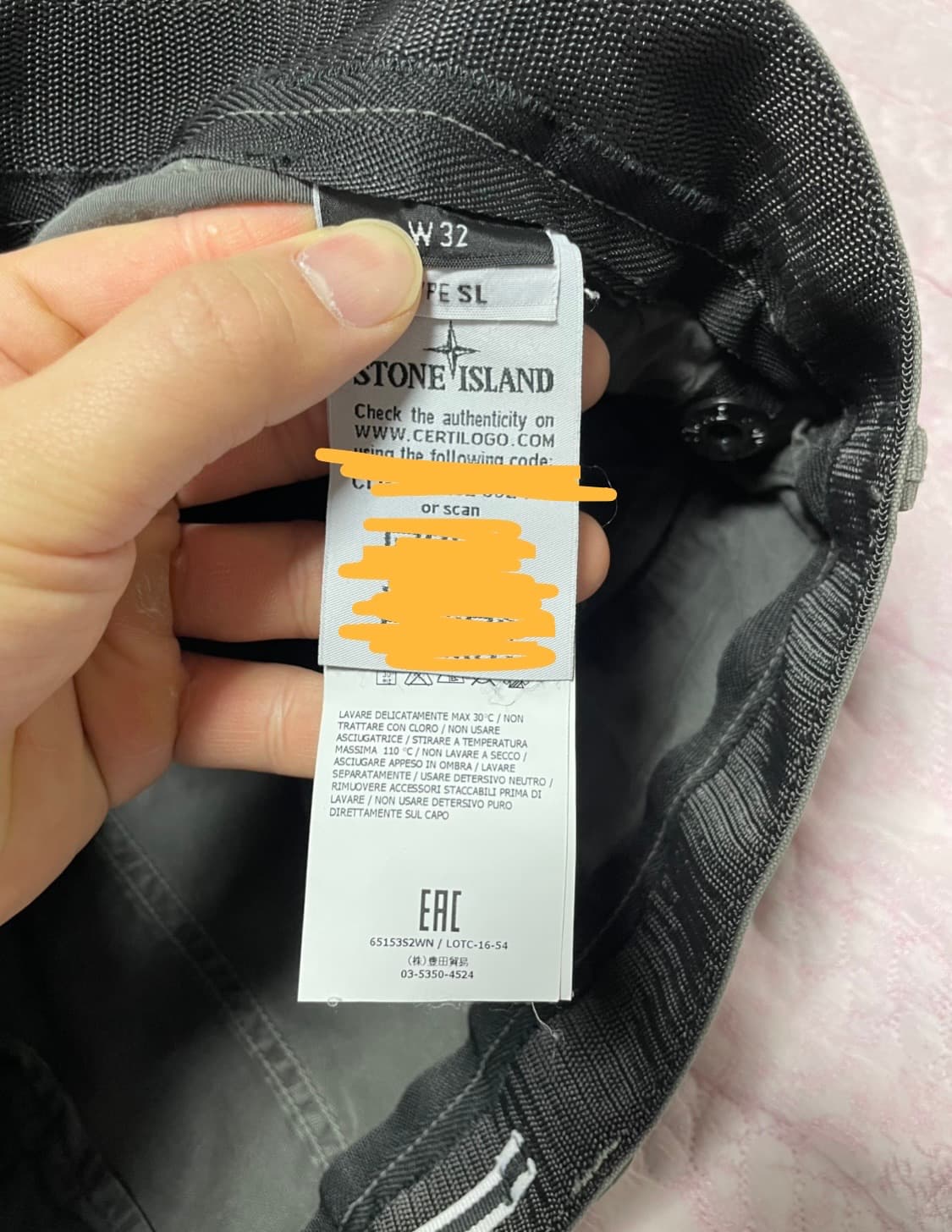 정품 새상품급 스톤아일랜드 카고바지 31-32 상품이미지7