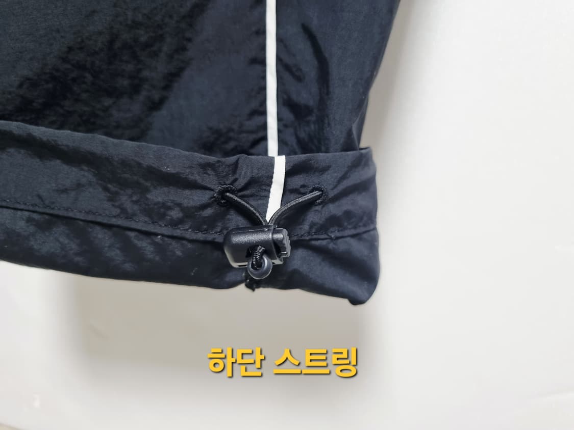 남성L 2024 엄브로 상태양호 2WAY 우븐 바지 트레이닝복 여름 검정 상품이미지7