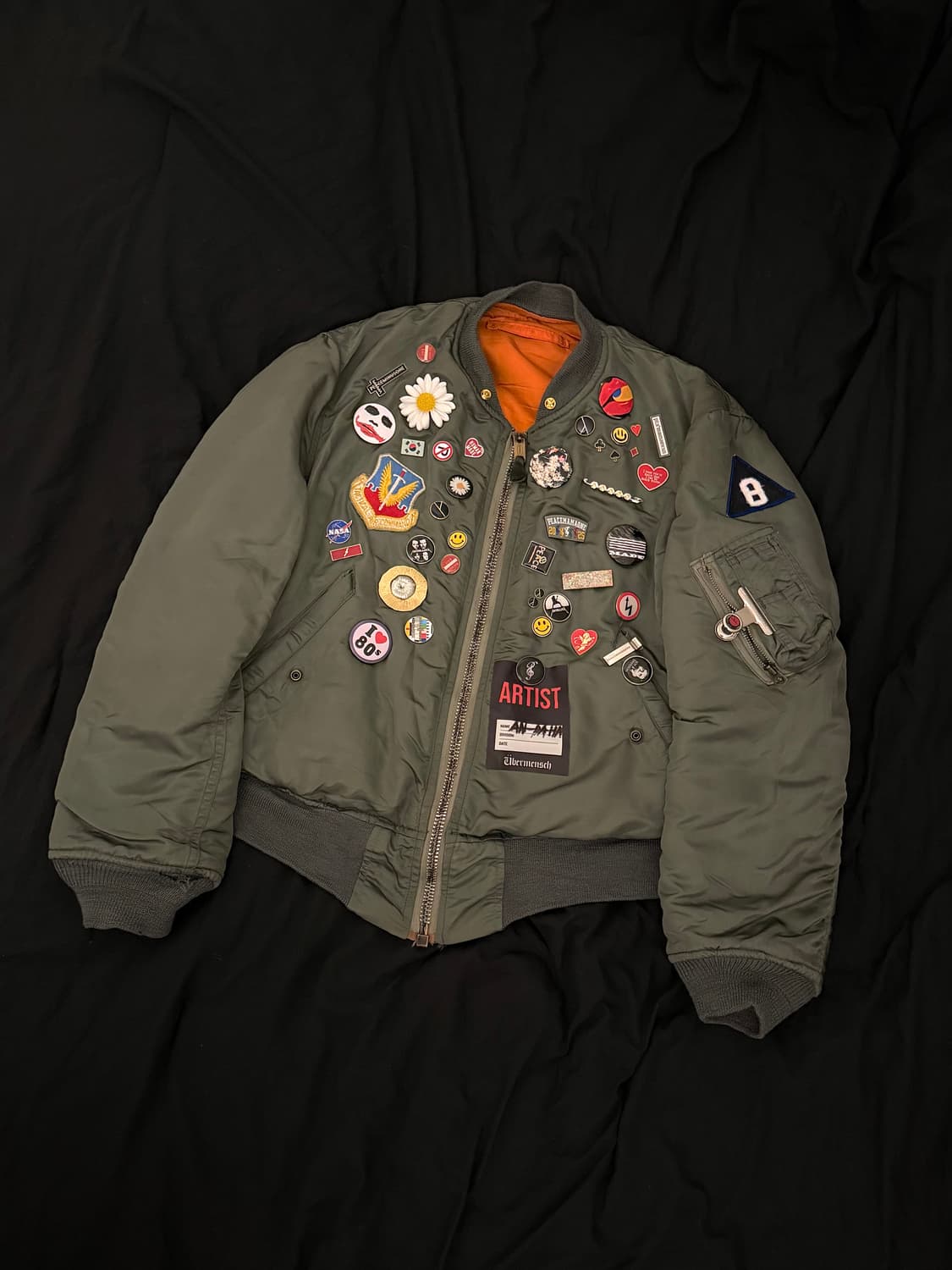 70s 알파인더스트리 커스텀 ma1 상품이미지1