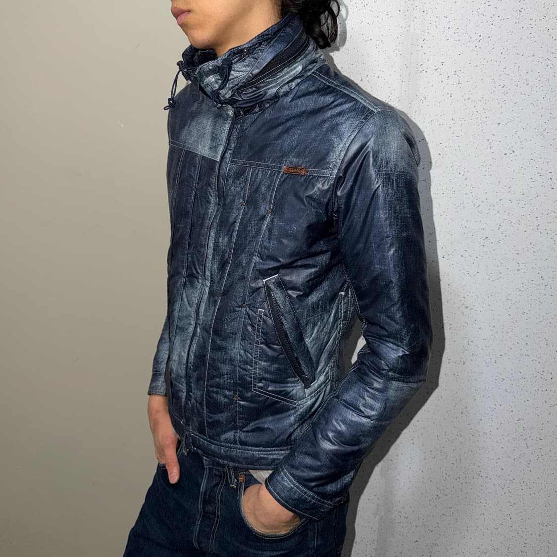 00s 디젤 데님 프린팅 자켓 상품이미지2