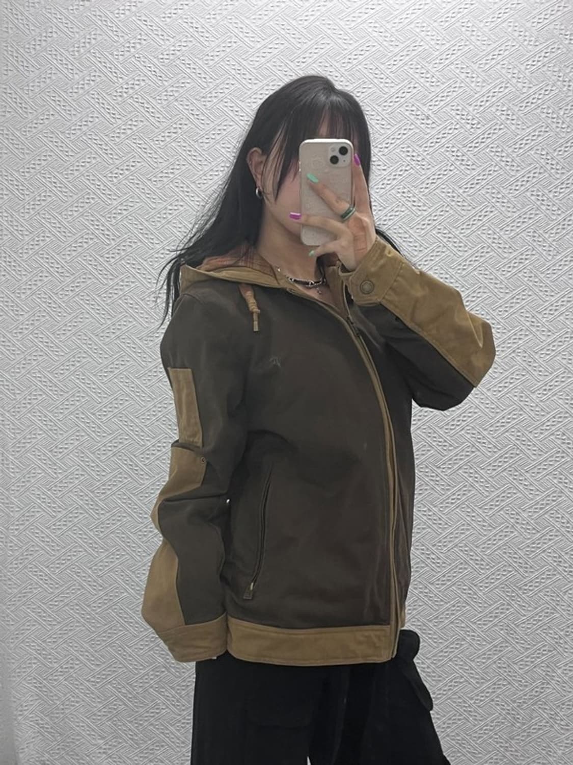 펜들턴 컨트리 빈티지 레트로 후드 워크 자켓 M C07384 상품이미지2