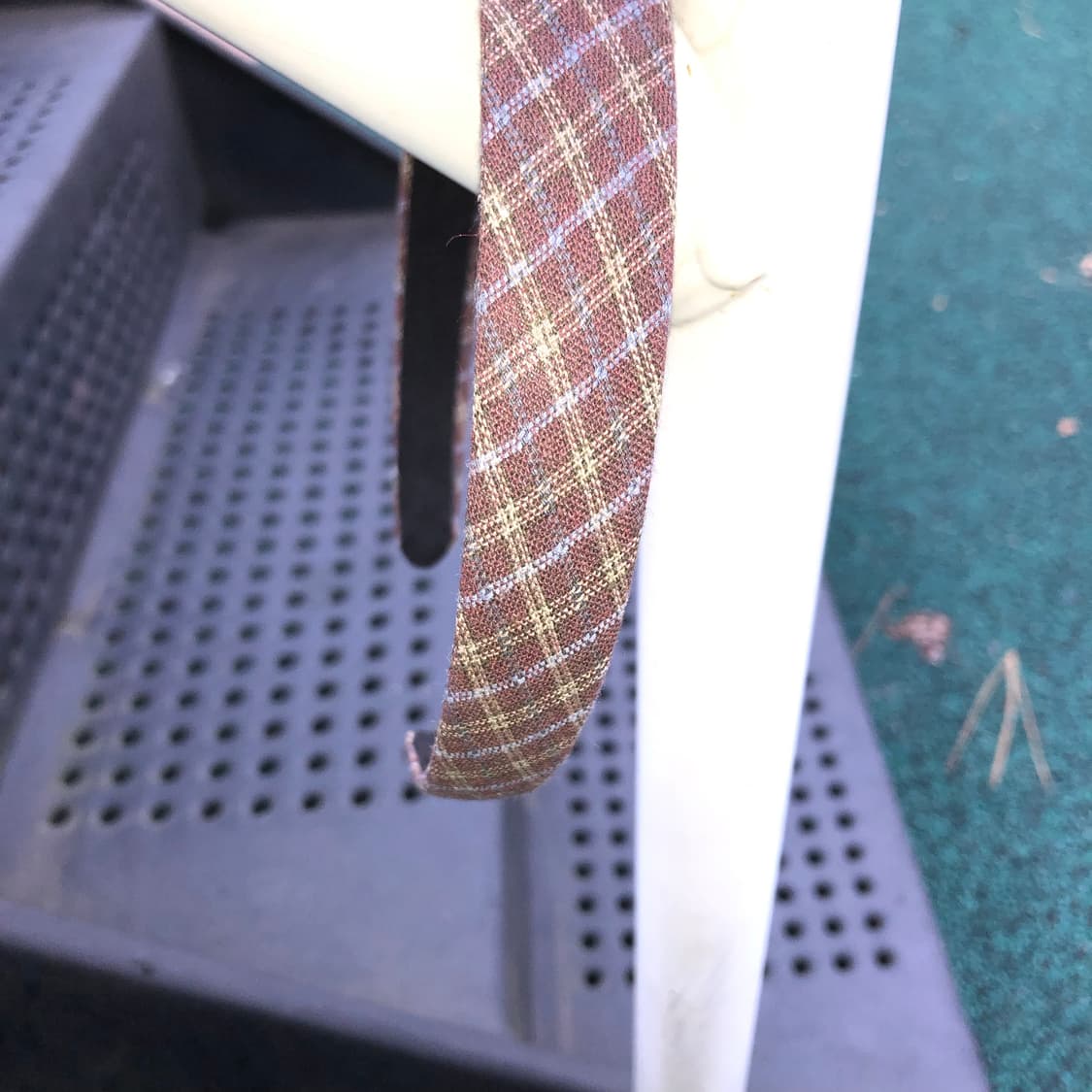 브라운 체크 머리띠 📔  상품이미지5