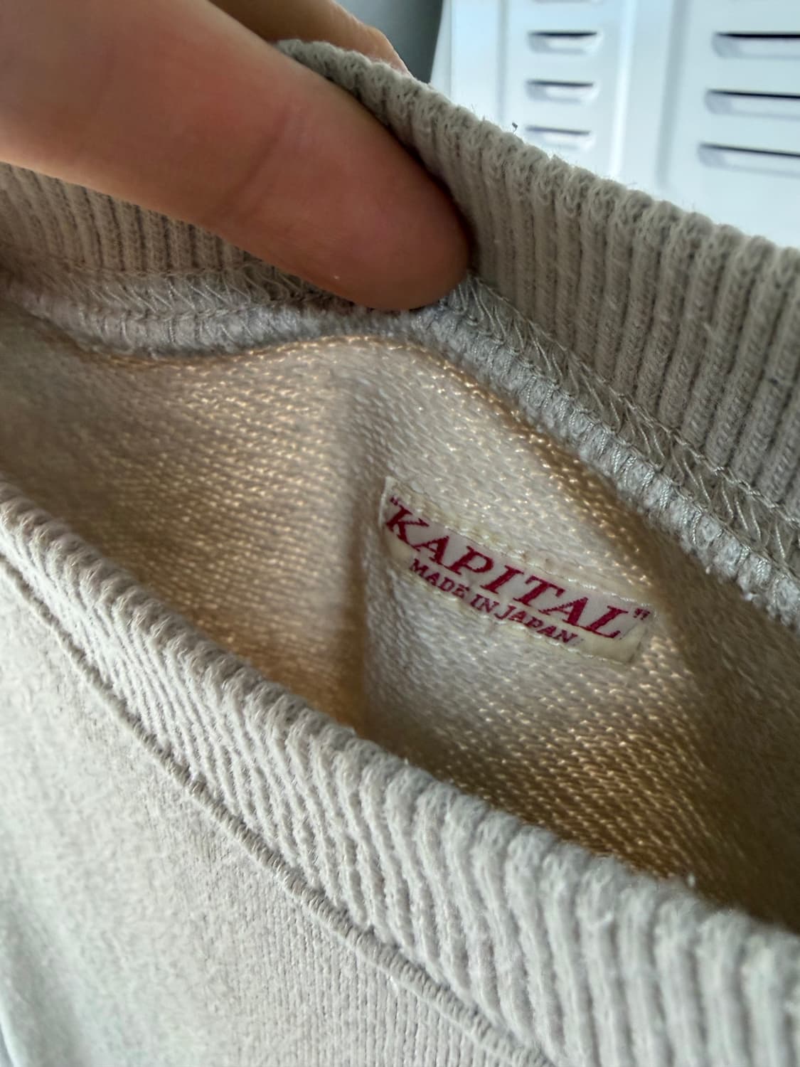 Kapital 쿠키 스웻셔츠 아이보리 상품이미지3