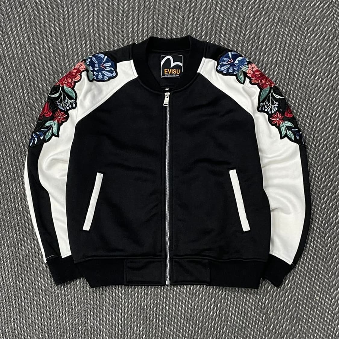 에비수 플라워 패치 블루종 v0128 상품이미지1