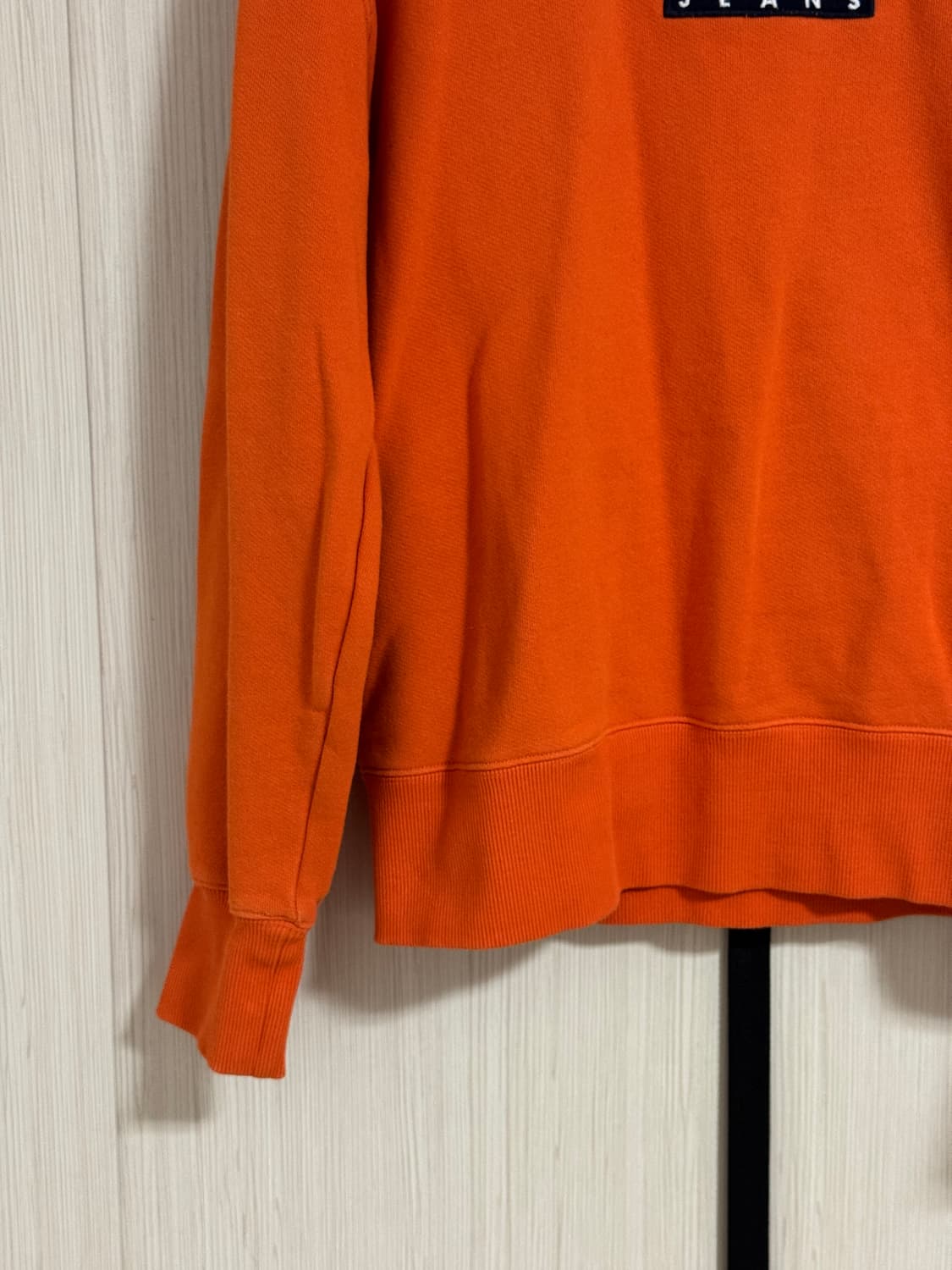 타미힐피거 빅로고 오버핏 오렌지 맨투맨 티셔츠 스웻셔츠 S 상품이미지4