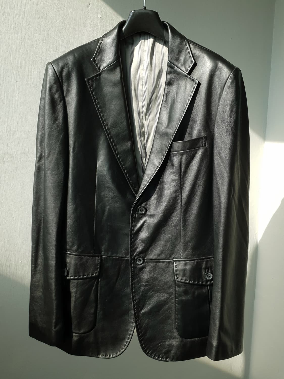 Vintage leather blazer jk 상품이미지2