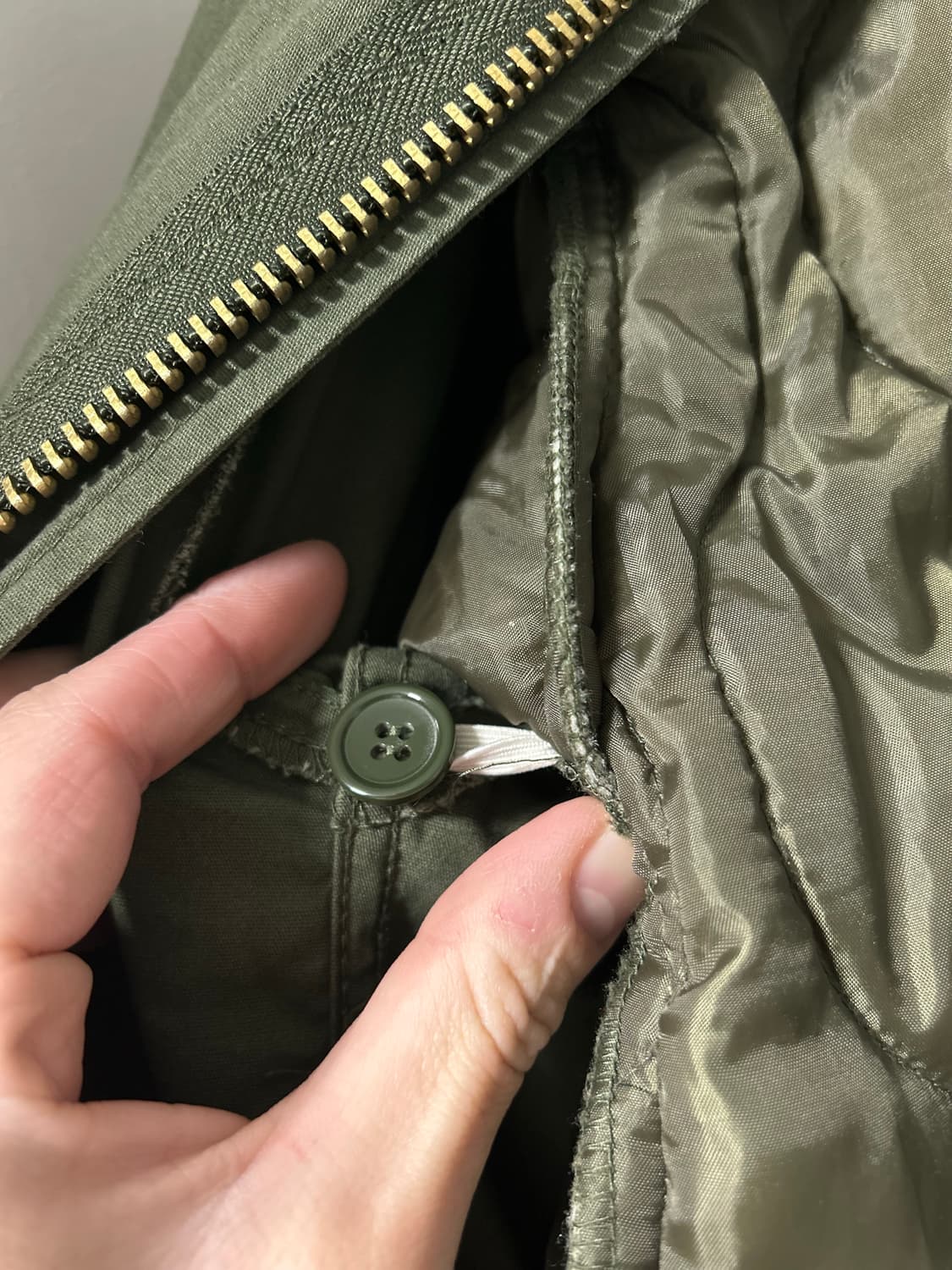 피쉬테일 점퍼(내피 포함) 상품이미지4