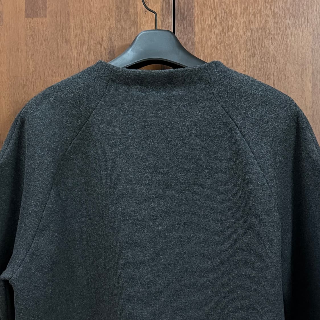 아모멘토 라운디드 슬리브가디건 차콜 M 상품이미지7