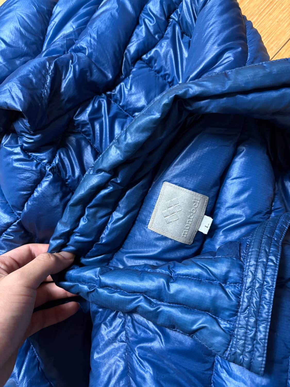 빈티지 올드 몽벨 경량패딩 L   EX1000 상품이미지7