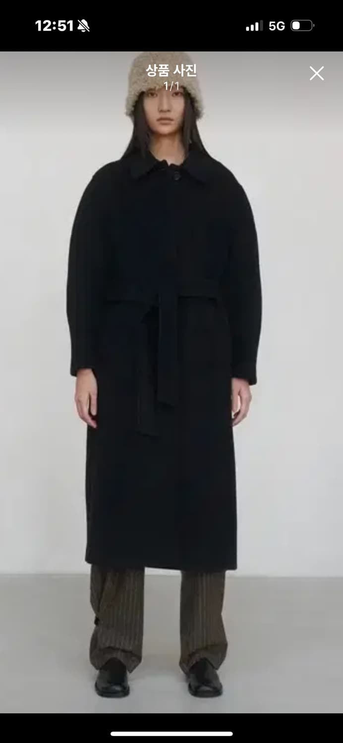 아모멘토 23fw 아워글래스 코트 판매 상품이미지1