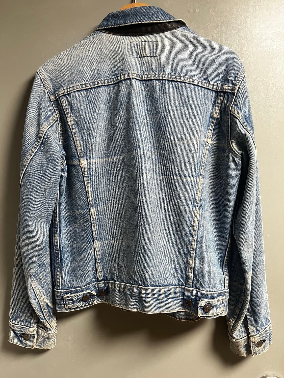 빈티지 리바이스 카라레더 청자켓 상품이미지4