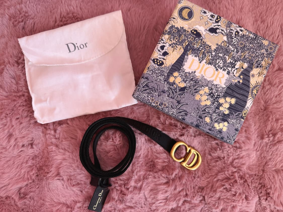 디올 자가드벨트(정품) 상품이미지2