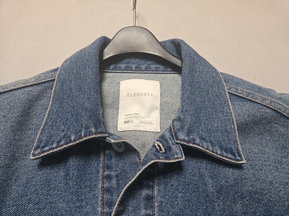 ELENDEEK 볼륨슬리브  데님자켓 상품이미지7
