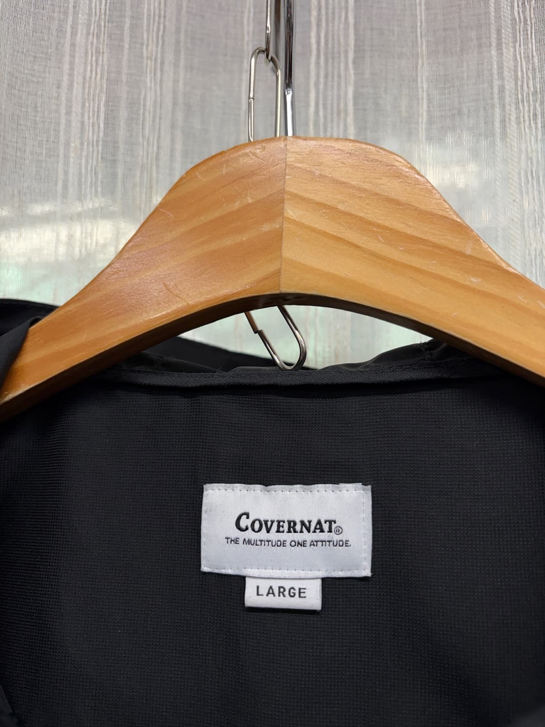 커버낫 패커블 어센틱 빅로고 바람막이 자켓 상품이미지4