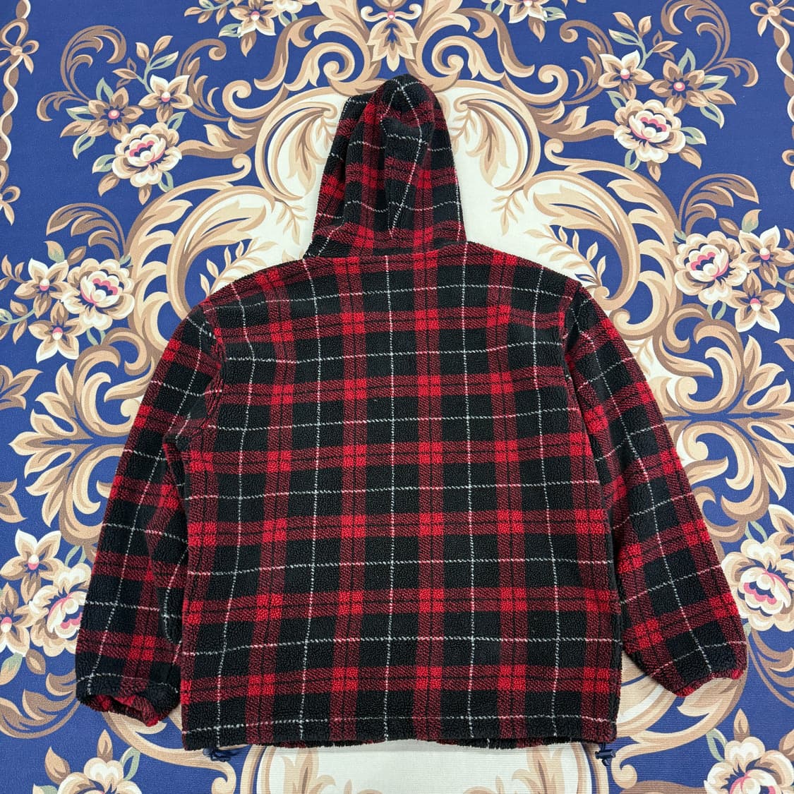 (M)콜롬비아 Columbia 타탄체크 플리스 후드자켓 상품이미지6
