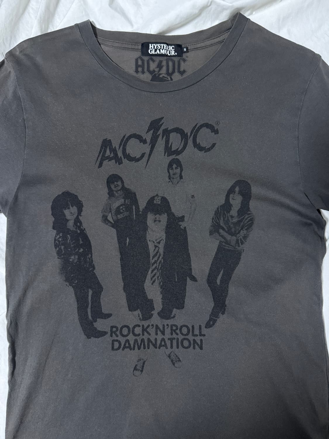 히스테릭글래머 AC/DC 밴드 티셔츠 하드 록 밴드티 상품이미지3