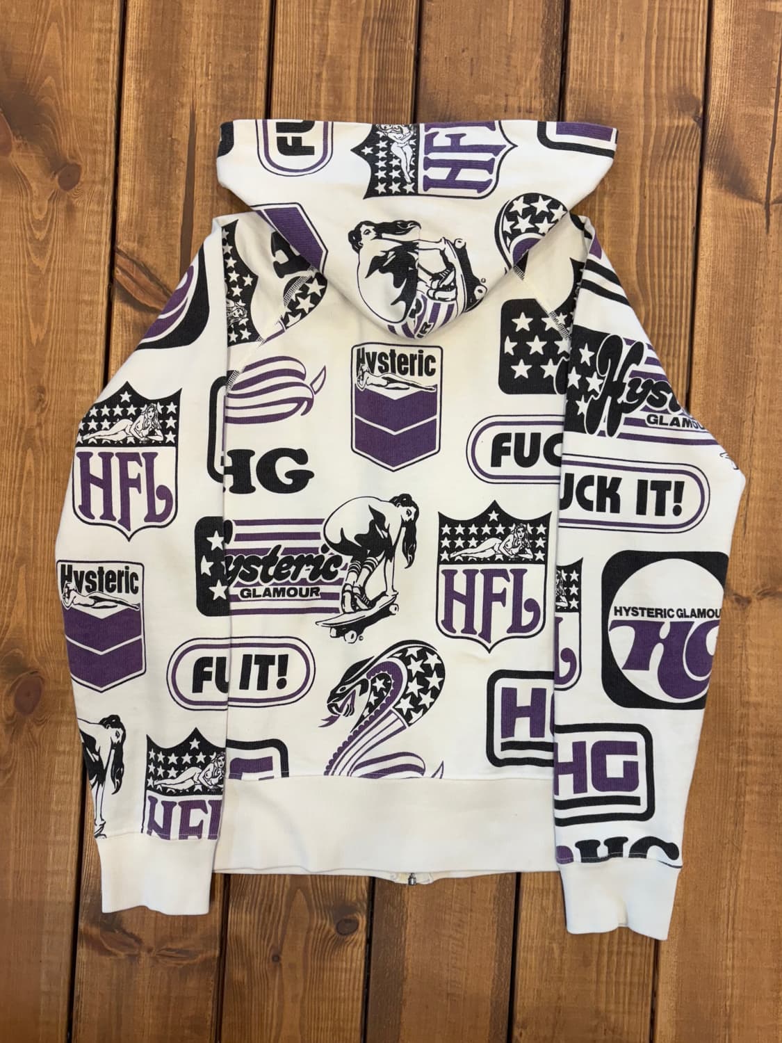 히스테릭글래머 아이러브 히스테릭 후드집업 상품이미지6