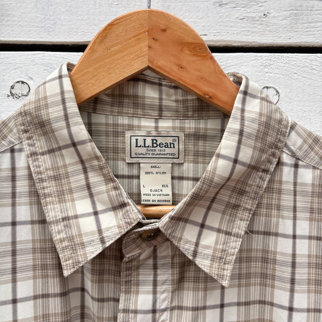 L.L.bean 엘엘빈 체크 반팔 셔츠 상품이미지3