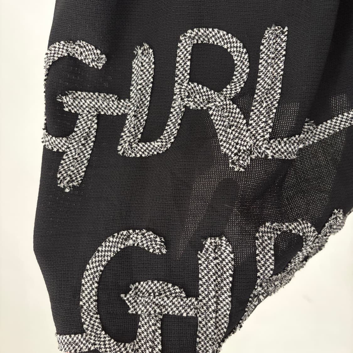 GIRL Logo Pattern Stitch Skirt 상품이미지6
