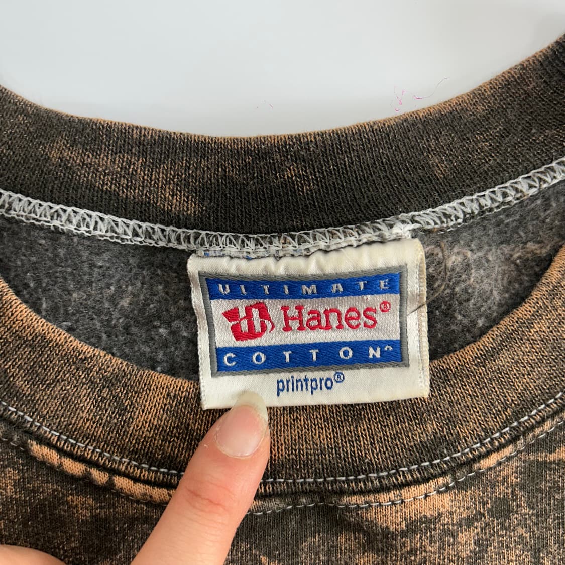 Hanes 헤인즈 90s 밀리터리 그래픽 맨투맨 상품이미지5