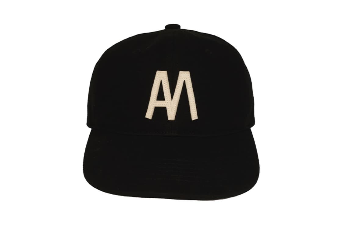 LEUK 루크 사의 AM 로고 블랙 캡(신우재 모자) 택O 새상품 상품이미지2