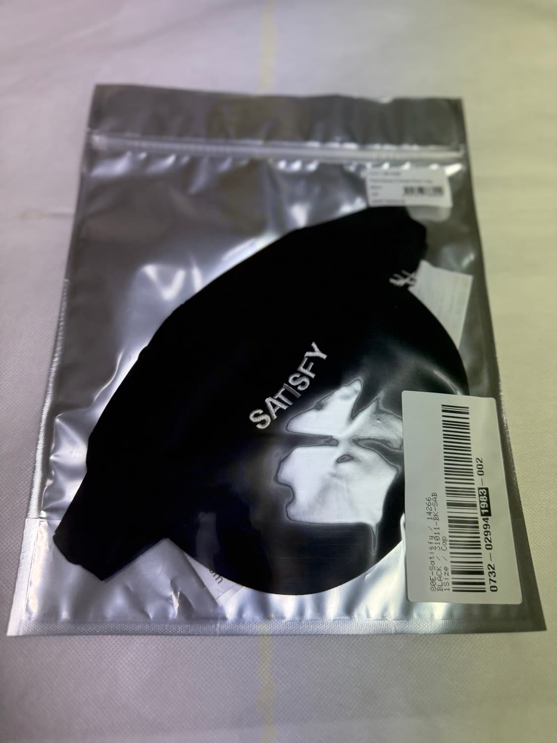 새티스파이 피스쉘 5패널 핀치캡 블랙 상품이미지1